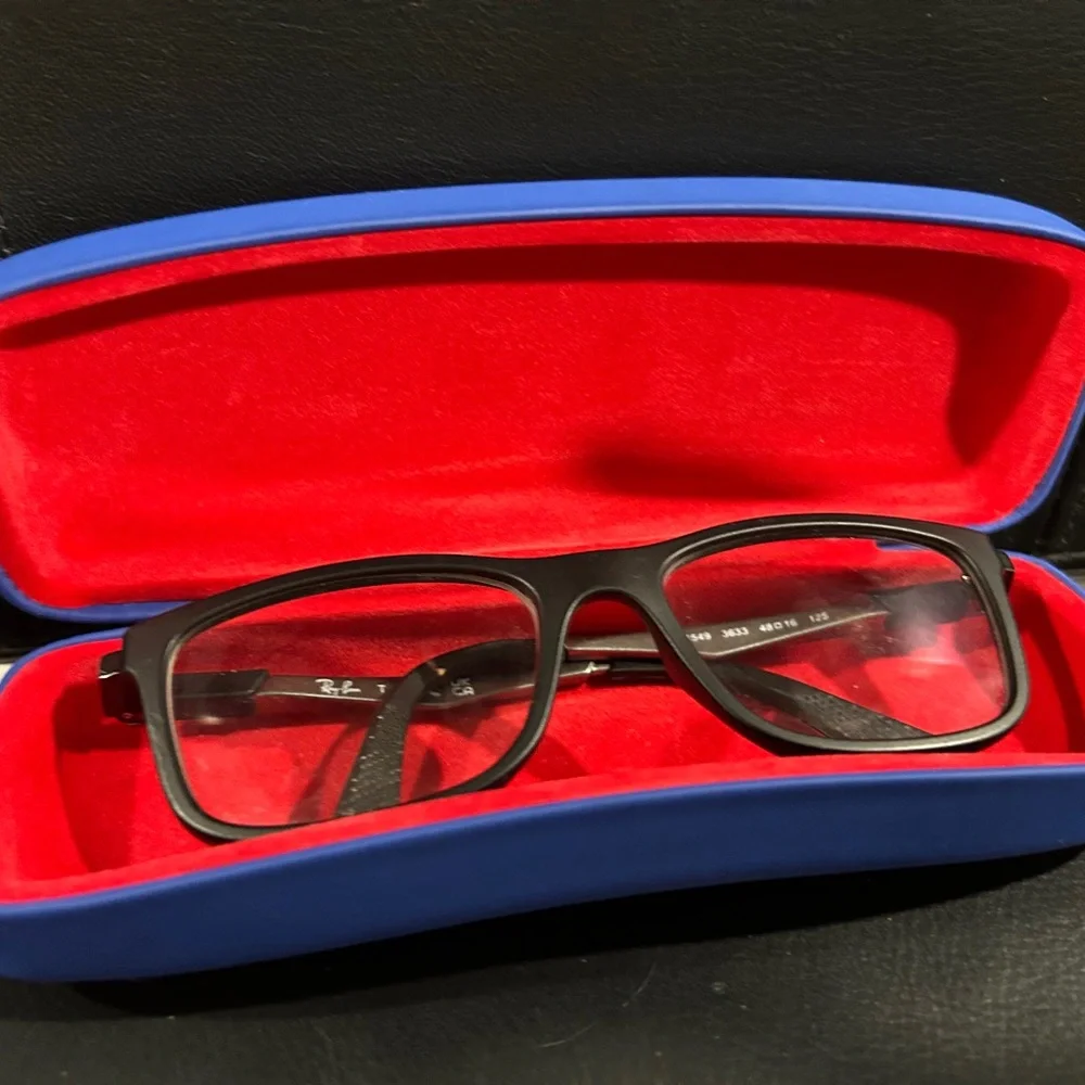 Ray-Ban Vibrant Blue Eyewear Case Frame and case only